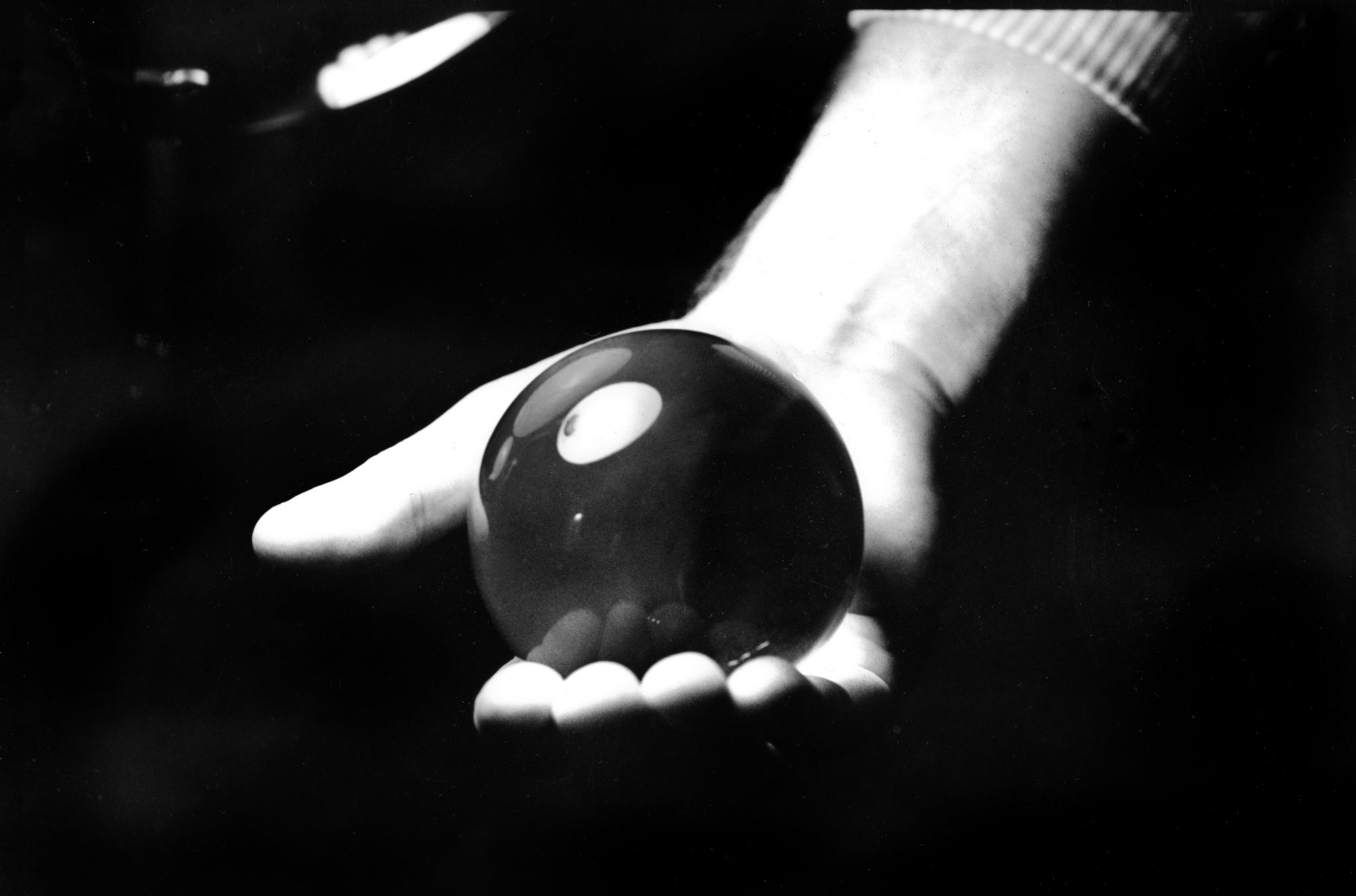 This glass ball is the exact size of the plutonium core in the bomb that destroyed Nagasaki.