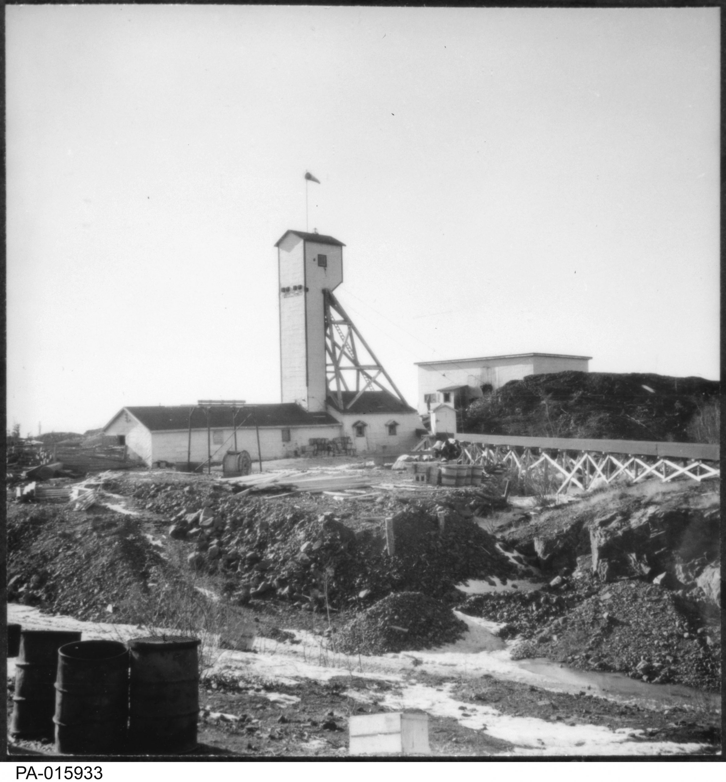 The No. 1 shaft, Port Radium