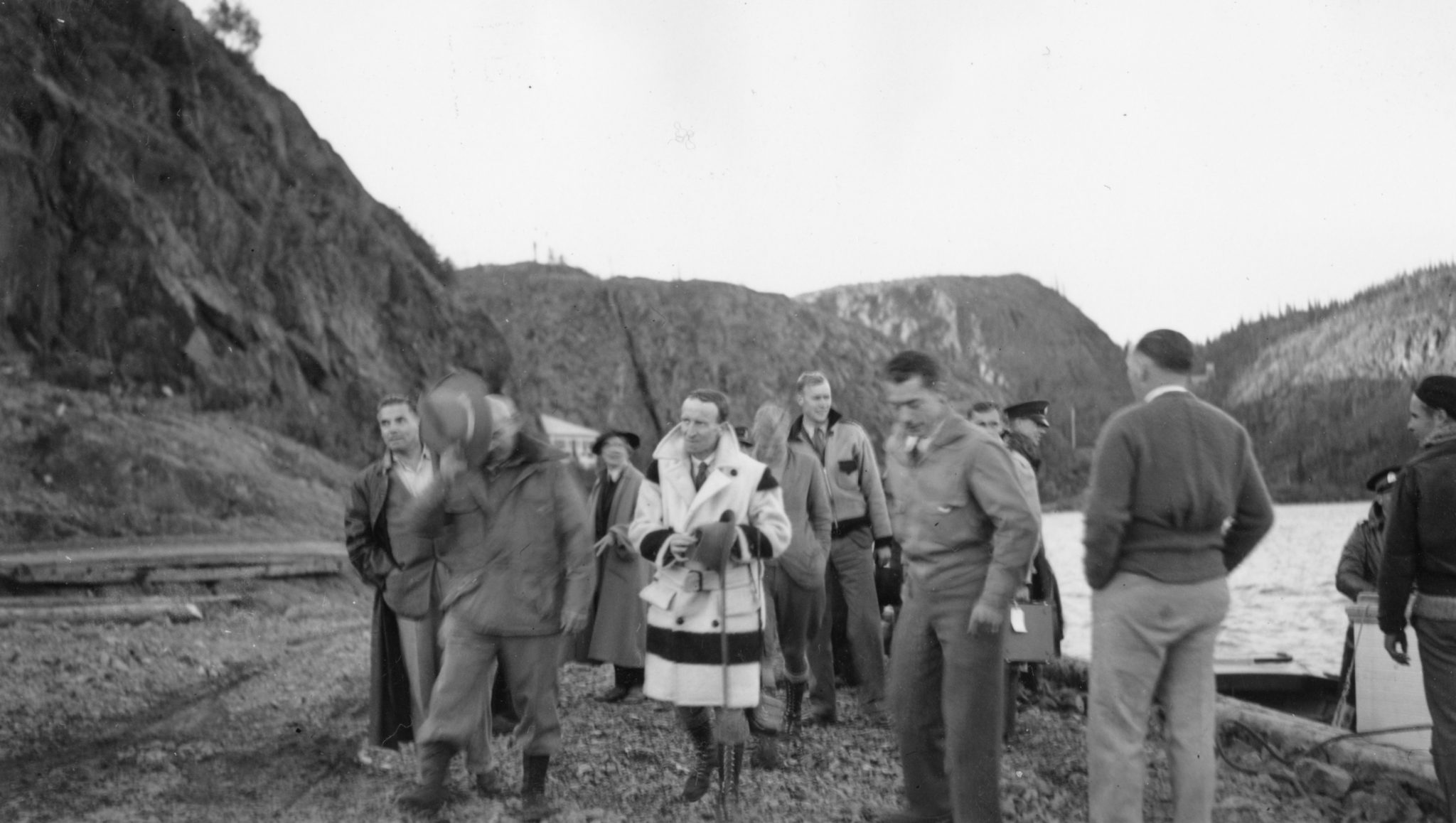 Governor General Lord Tweedsmuir visits Port Radium in 1937. NWT